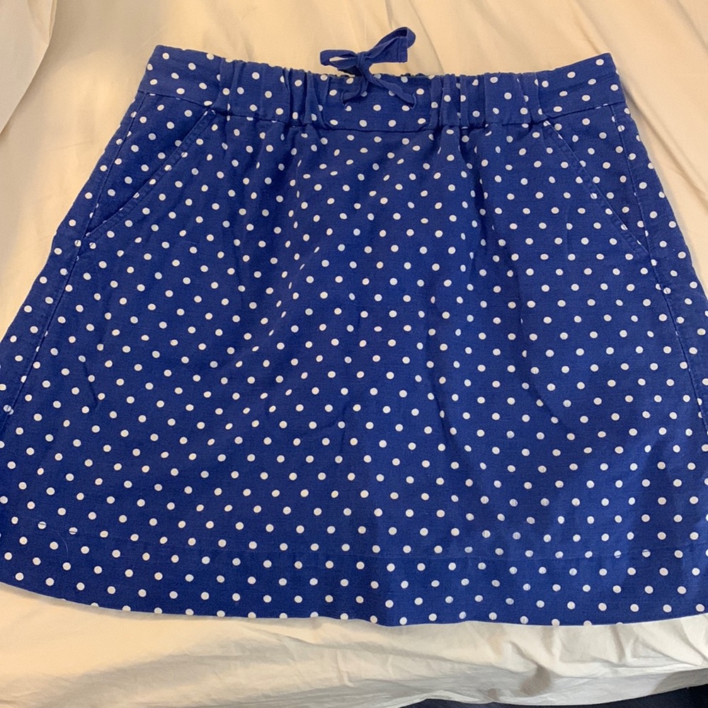J crew polka dot skirt